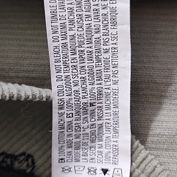 Lucky Green Craps High Roller Corduroy Button-Down Dice Shirt 100 % Cotton Large - Picture 6 of 11